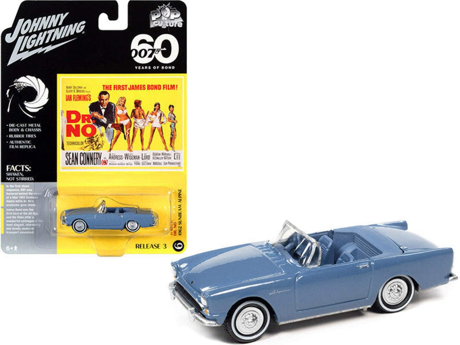 James Bond 1962 Sunbeam Alpine Tiger Lake Blue