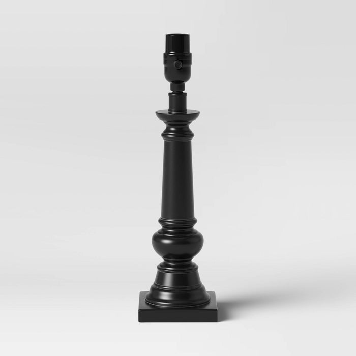 Column Small Lamp Base Black - Threshold