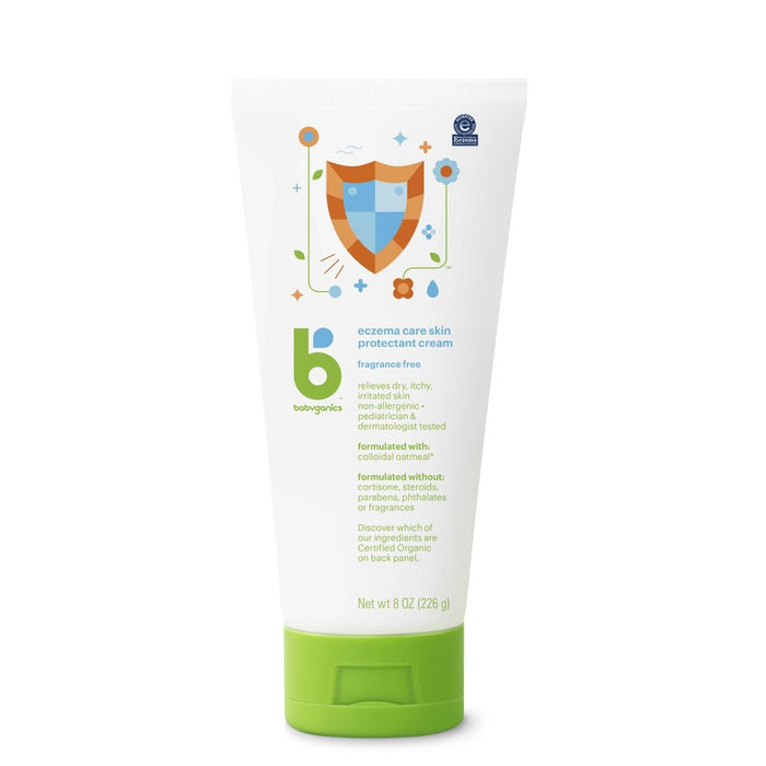 Babyganics Eczema Care Skin Protectant Cream - 8oz -EXP 02/24