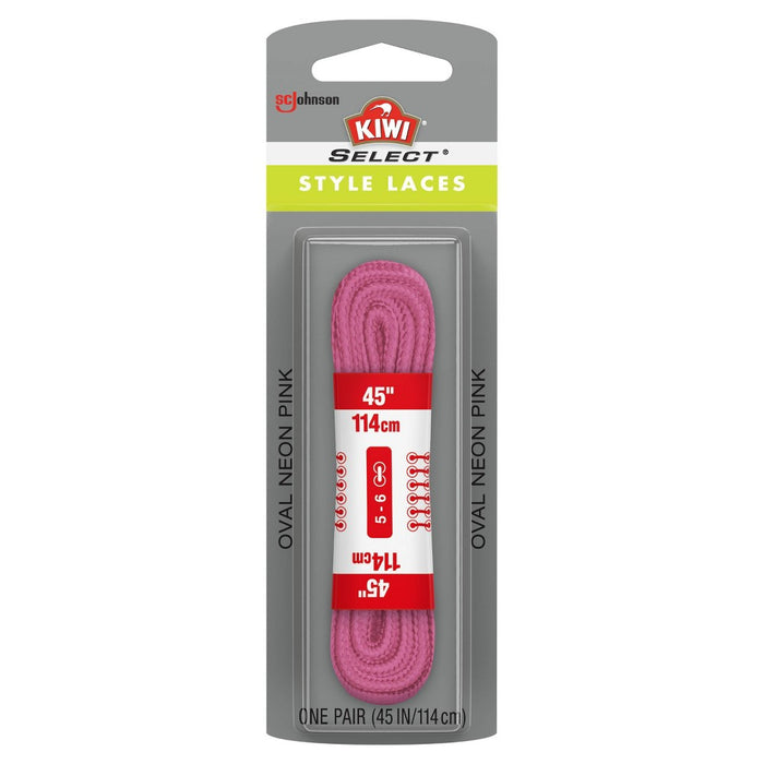 Kiwi Select Lace Oval - Neon Pink 45"