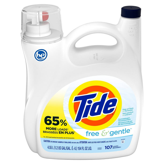 Tide Free Liquid Laundry Detergent - 154 fl oz