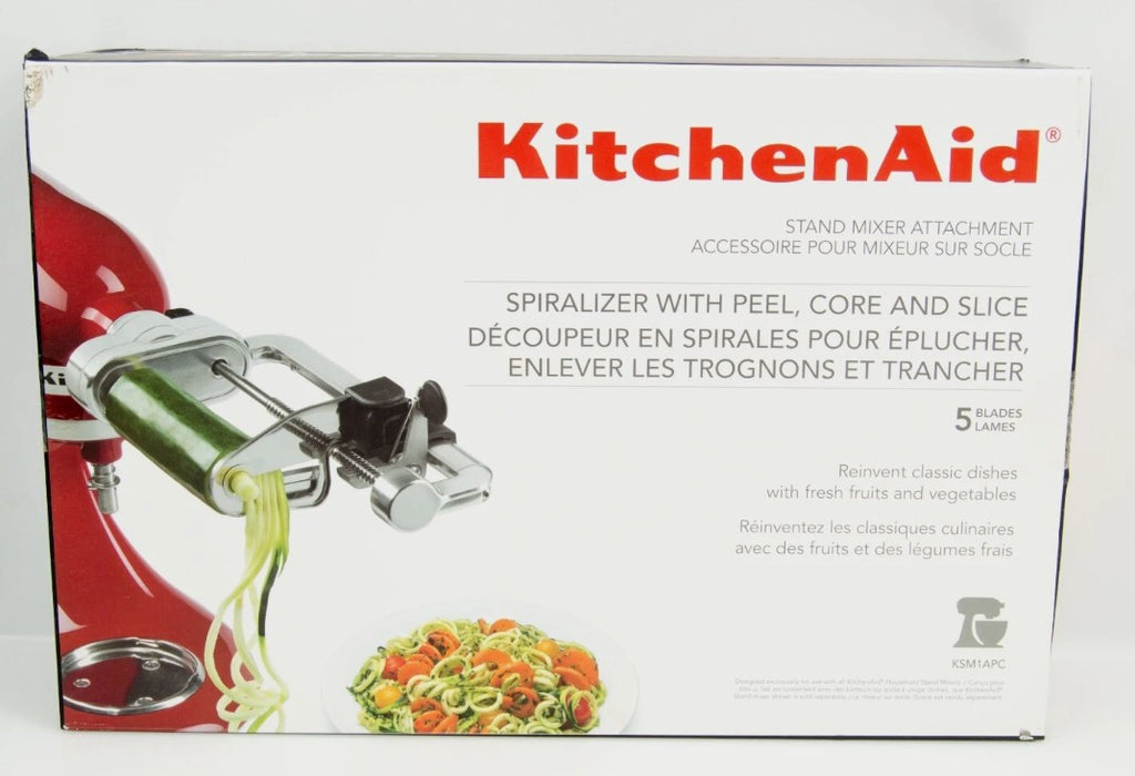KitchenAid Spiralizer Attachment with Peel, Core and Slice - KSM1APC