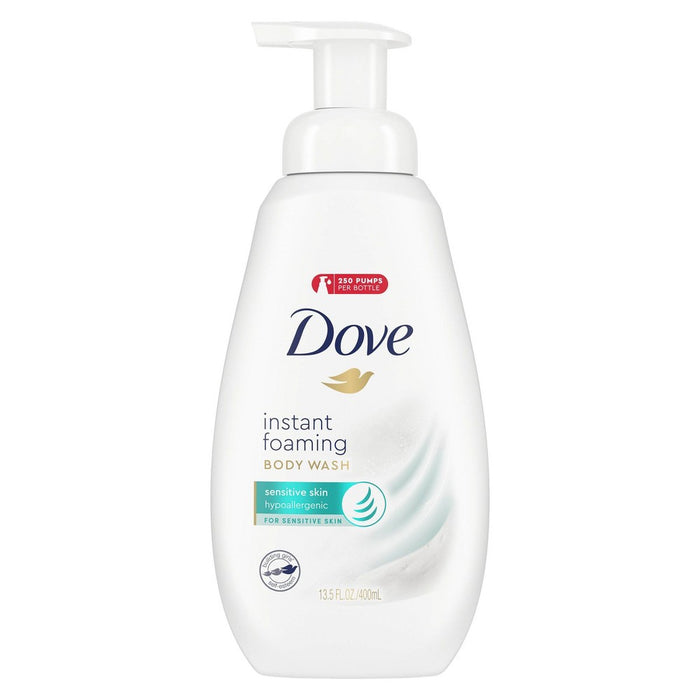Dove Sensitive Skin Sulfate-Free Shower Foam Body Wash - 13.5 fl oz