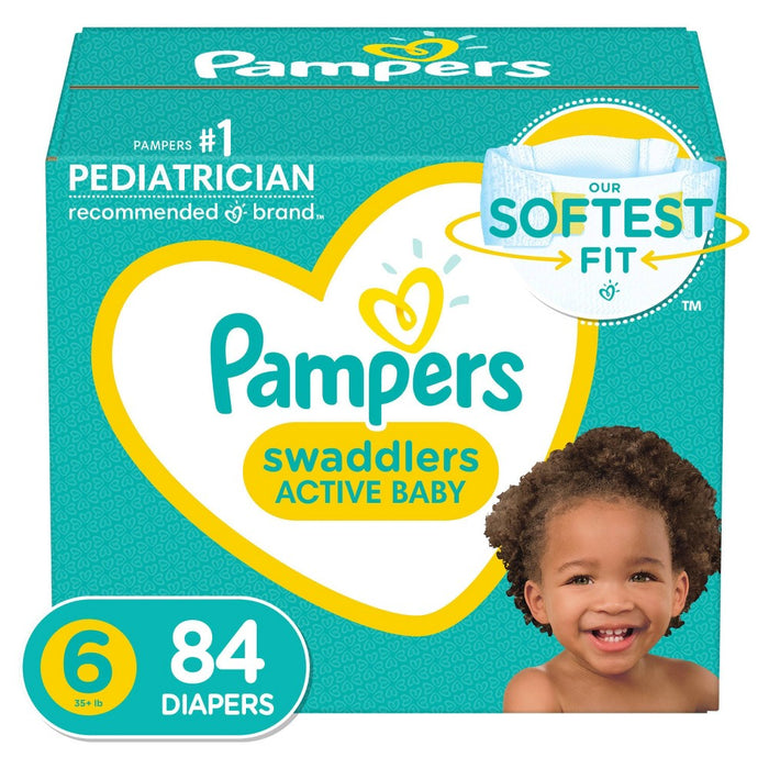 Pampers Swaddlers Diapers - Size 6 - 84ct