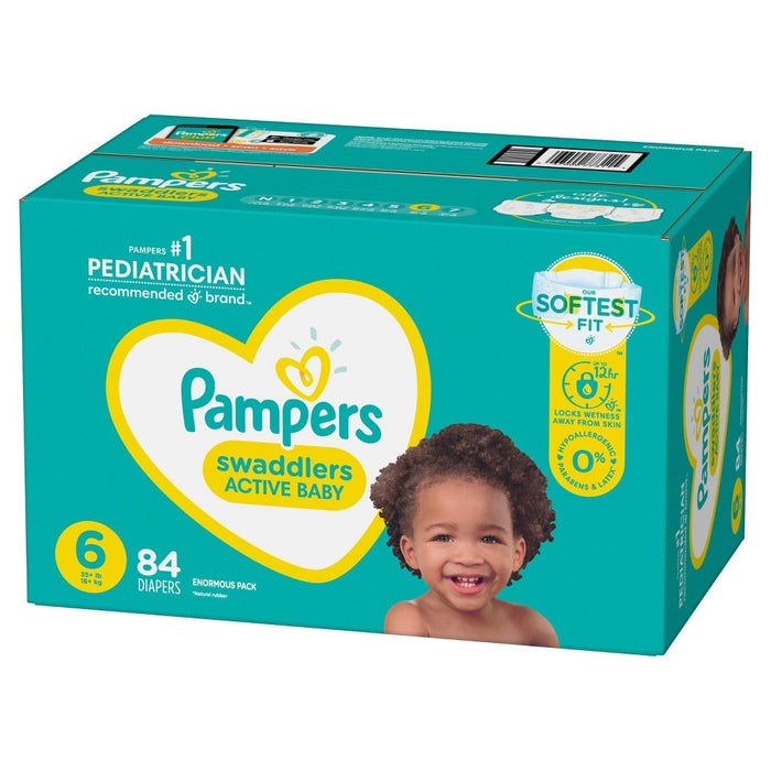 Pampers Swaddlers Diapers - Size 6 - 84ct
