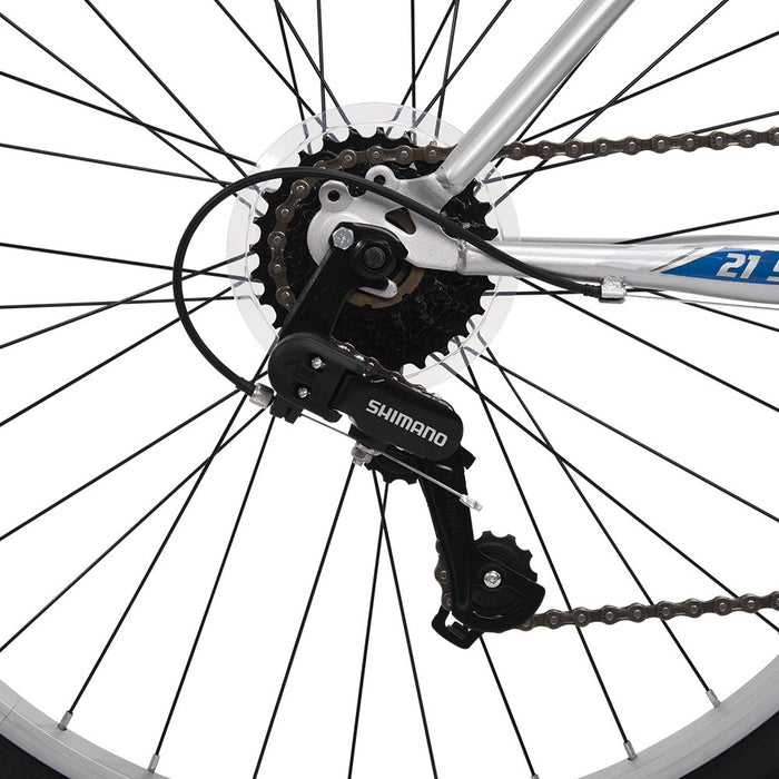 Huffy Men's Highland 26" Mountain Bike - Silver/Blue63 (LOCAL PICKUP ONLY)