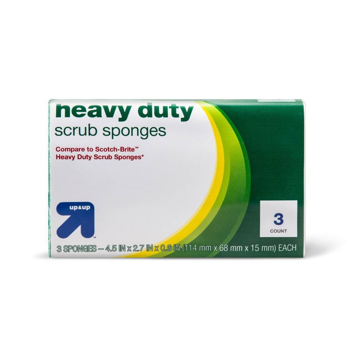 Heavy Duty Scrubbing Sponges 3ct - up & up