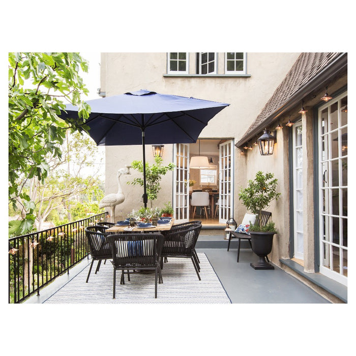 Windsor Metal Stack Patio Bench Black - Project 62 (LOCAL PICKUP ONLY)