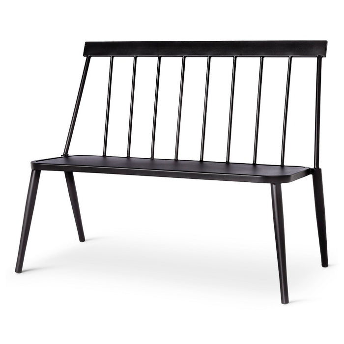 Windsor Metal Stack Patio Bench Black - Project 62 (LOCAL PICKUP ONLY)
