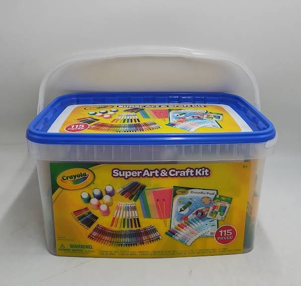 Crayola 115pc Kids' Super Art & Craft Kit