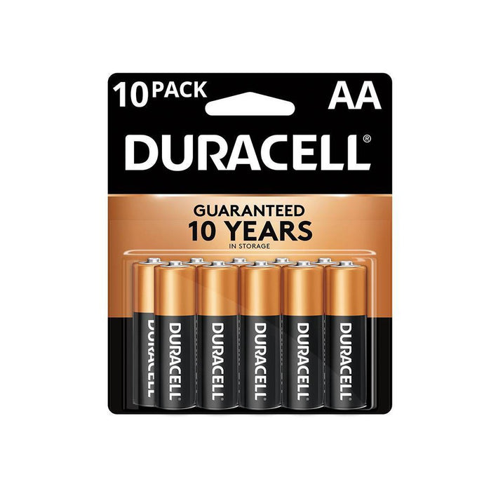 Duracell Coppertop AA Batteries - 10 Pack Alkaline Battery