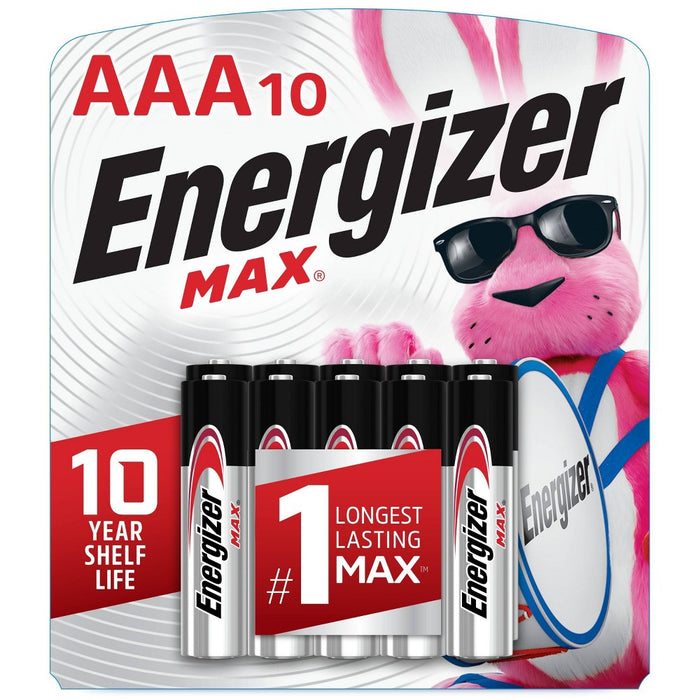Energizer 10pk MAX Alkaline AAA Batteries - EXP 12/31