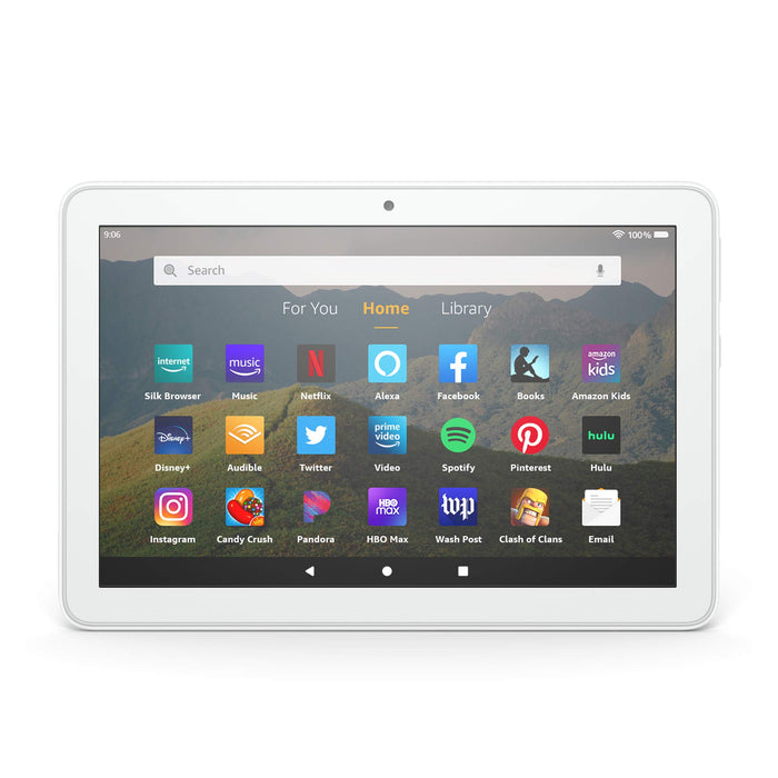 Fire HD 8 Tablet, 8" HD Display, 32 GB, (2020 Release), White PRE-OWNED