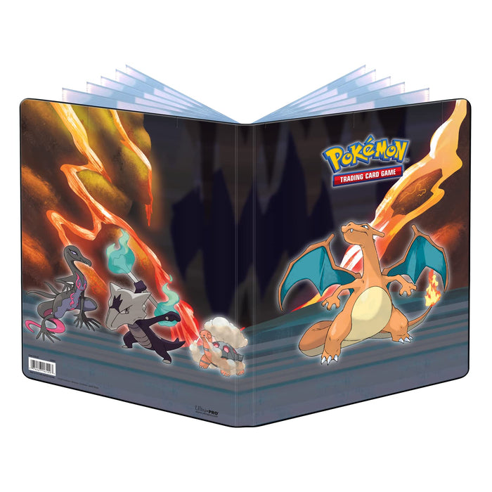 Pokemon 2025 Toy Acc Charizard 4-Pcket Portf Collectible Trading Cards
