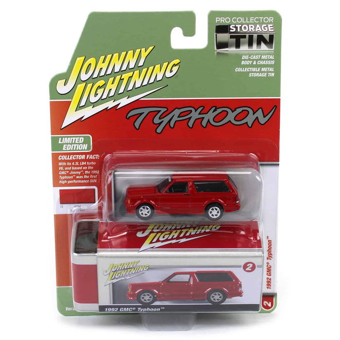 Johnny Lightning 1992 Typhoon Solid Red Toy Vehicle