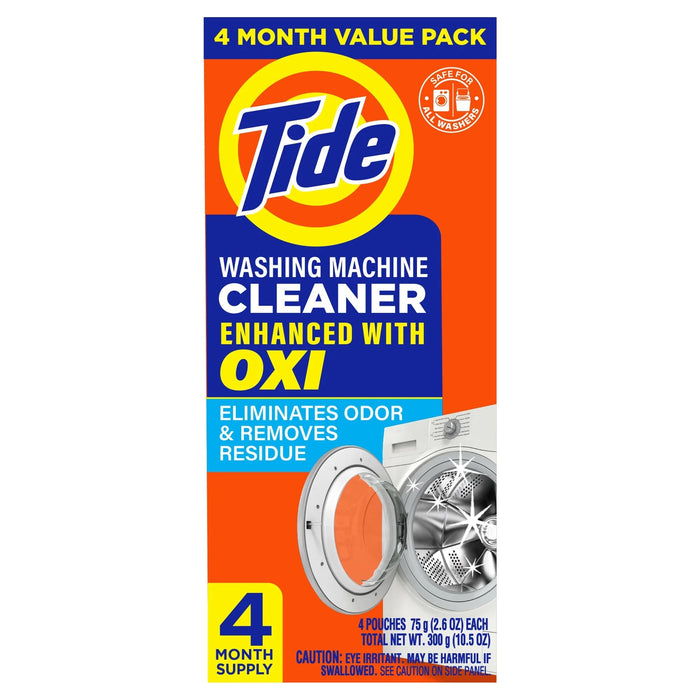 Tide, Washing Machine Cleaner 4 Month Value Pack, 10.5 Ounce