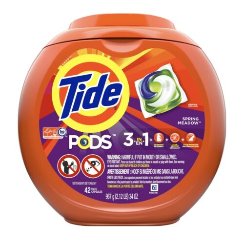 Tide Pods Laundry Detergent Pacs Spring Meadow - 42ct