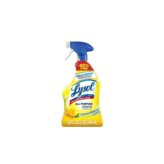 Lysol Lemon Breeze Scented All Purpose Cleaner & Disinfectant Spray - 32oz