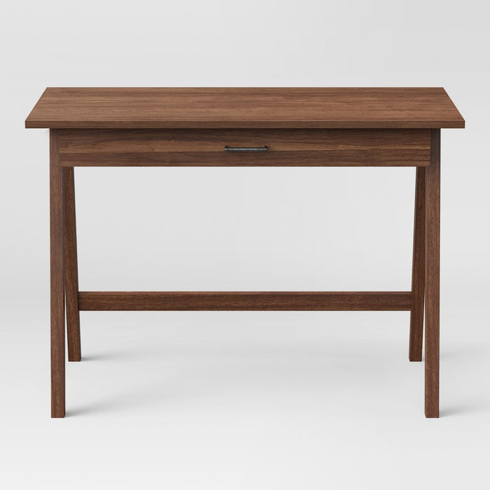 Paulo Wood Writing Desk with Drawer Walnut - Project 62 (LOCAL PICKUP ONLY)