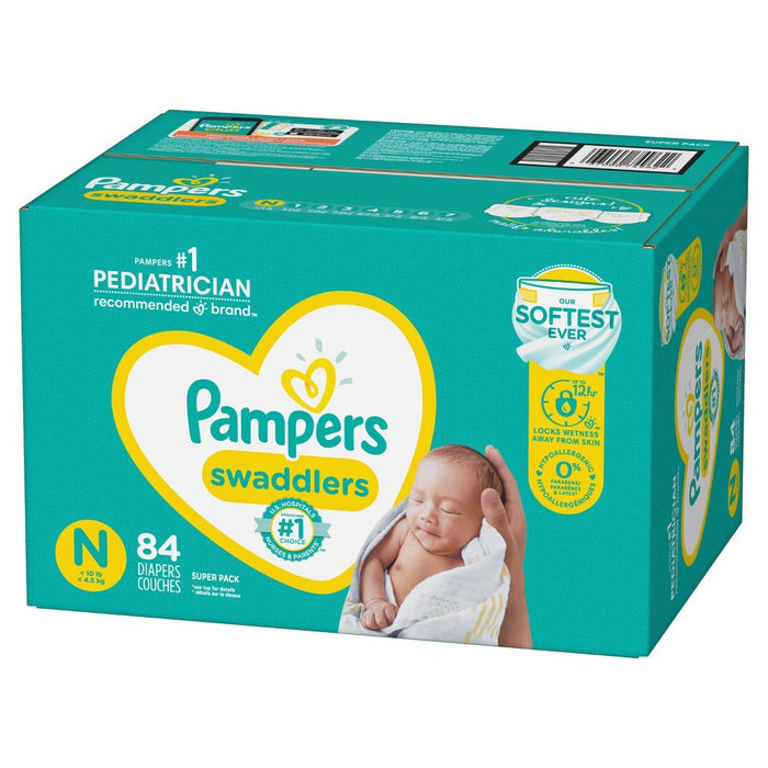 Pampers Swaddlers Disposable Diapers - Size Newborn - 84ct