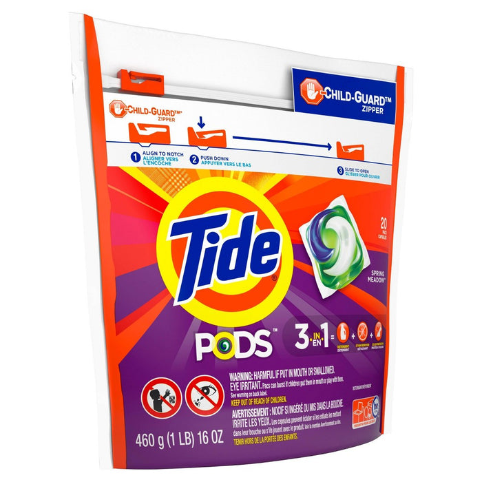 Tide Pods Laundry Detergent Pacs Spring Meadow - 20ct