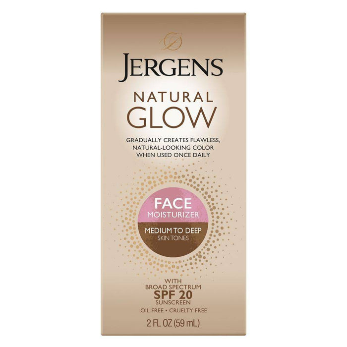 Jergens Natural Glow Face Moisturizer 2oz (Medium/Tan)