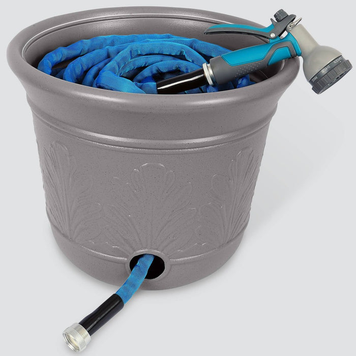300' Hose Pot Gray - Suncast