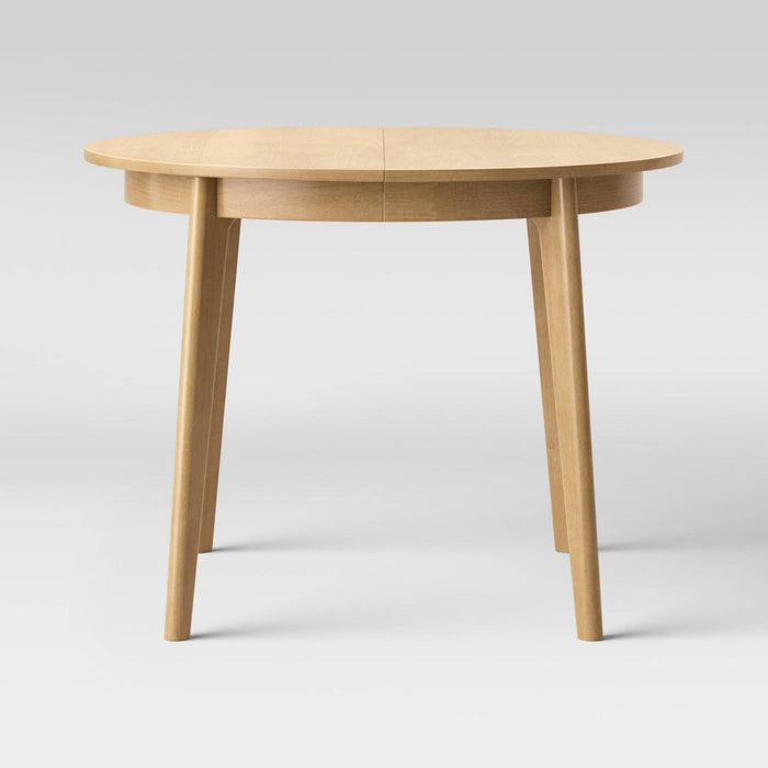 Astrid Mid-Century Round Extendable Dining Table Natural - Project 62 (LOCAL PICKUP ONLY)