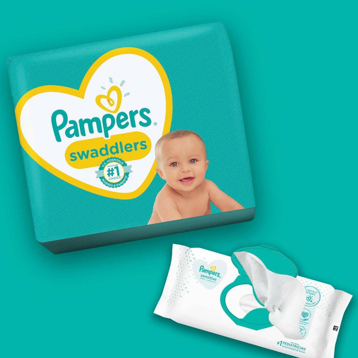 Pampers Swaddlers Disposable Diapers - Size 1 (164ct )