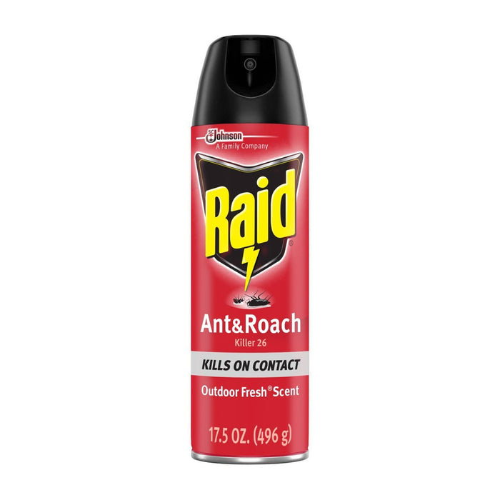 Raid Outdoor Fresh Ant & Roach Killer Spray 26 - 17.5oz/1ct3