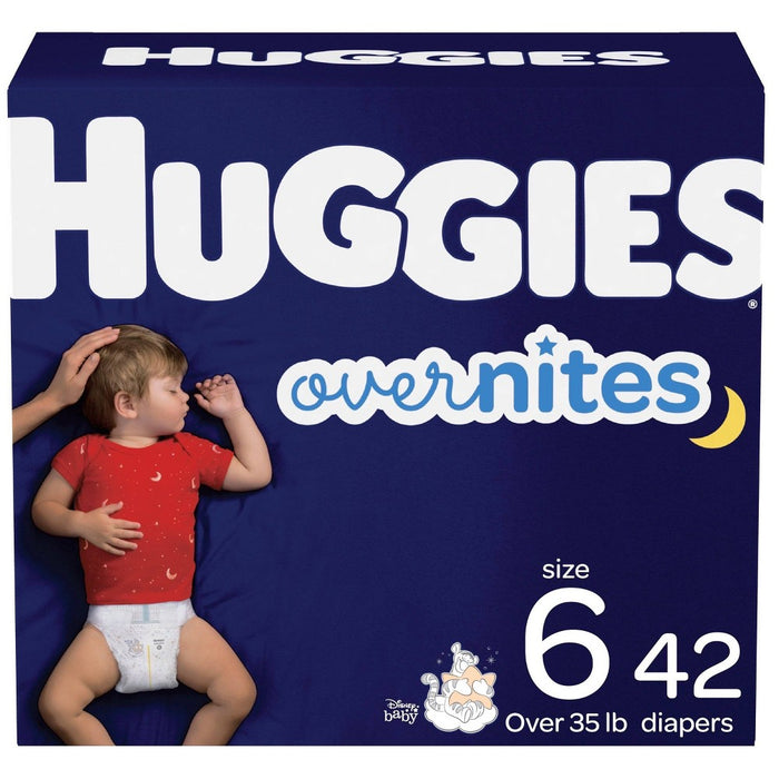Huggies Overnites Nighttime Diapers Super Pack - Size 6 (42ct)2