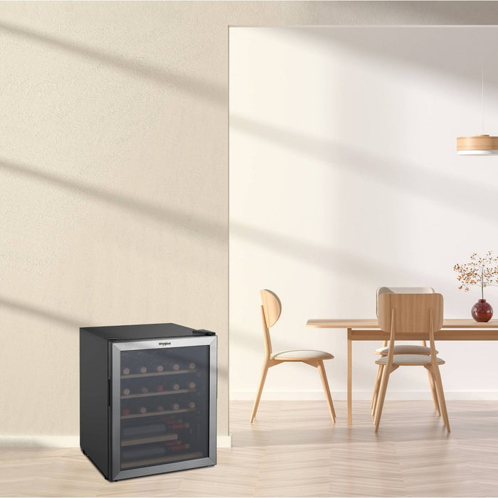 Whirlpool 25 Bottle 2.7 cu ft Wine Fridge - Stainless Steel WHW27S (LOCAL PICKUP ONLY)