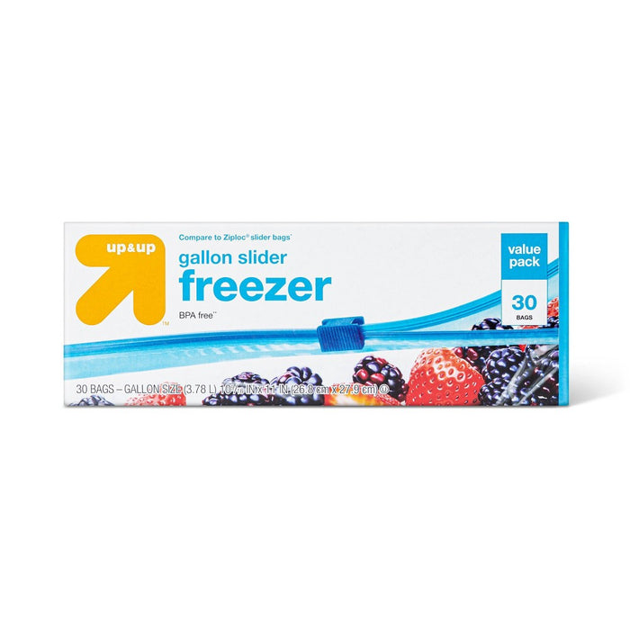 Slider Gallon Freezer Bags 30ct - up & up