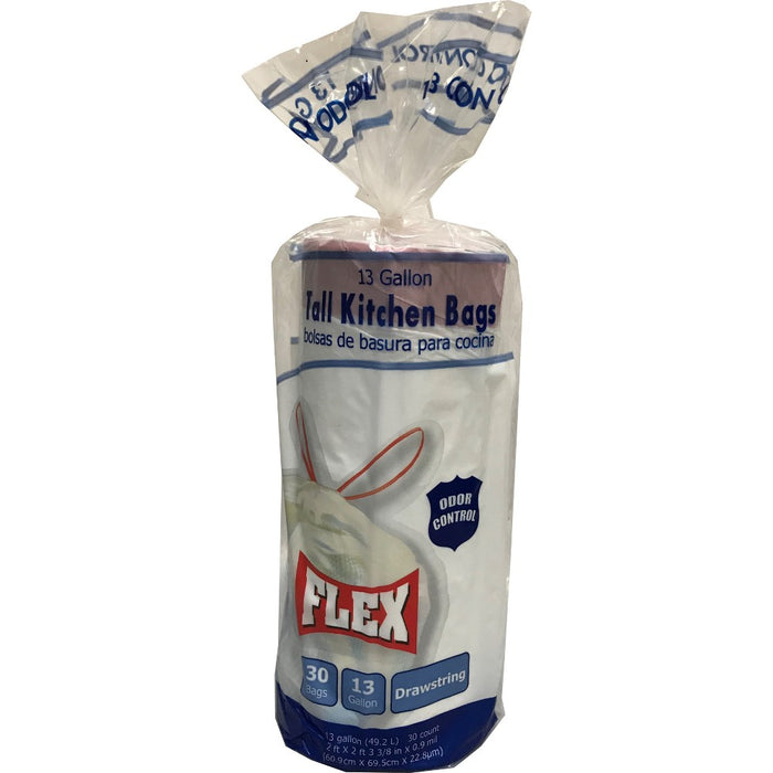 Flex Odor Control Tall Kitchen Trash Bags - 13 Gallon - 30ct - up & up