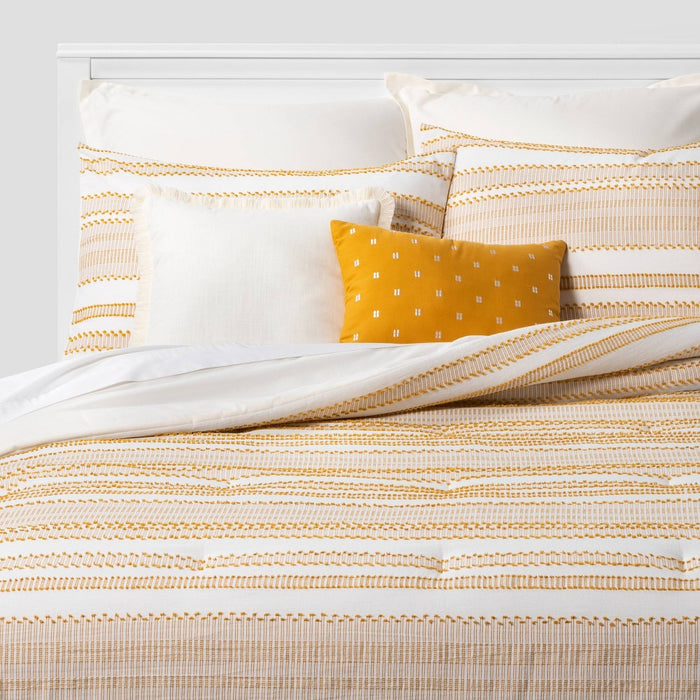8pc King Whately Comforter Set Natural - Threshold