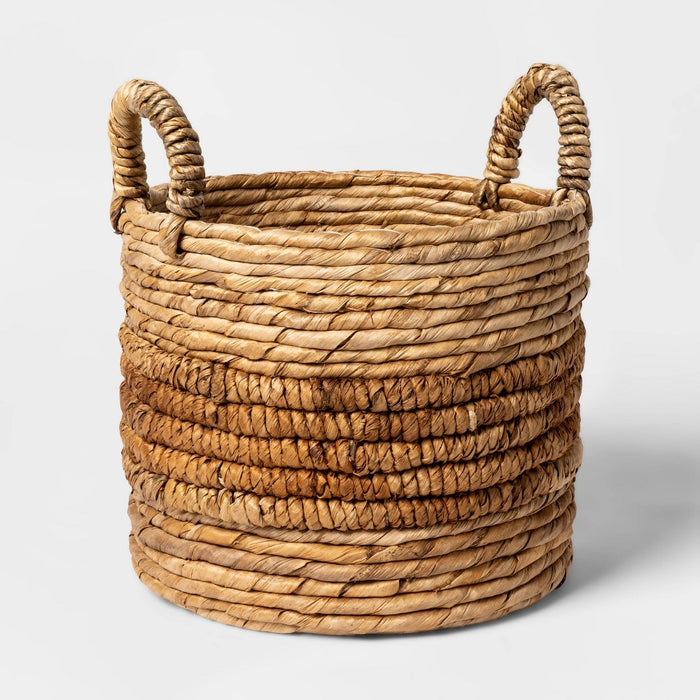 Large Round Natural Basket - Threshold