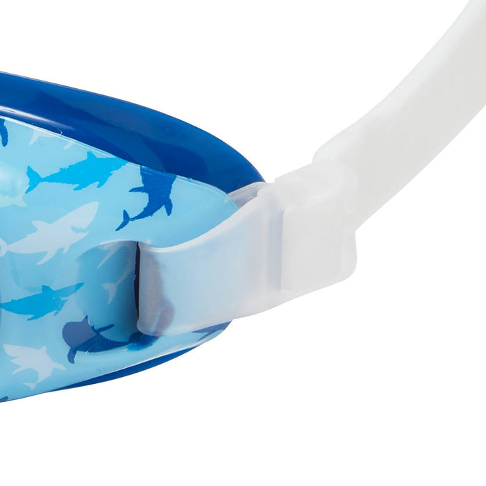 Speedo CB Kids' Glide Print Goggles - Blue/Celeste