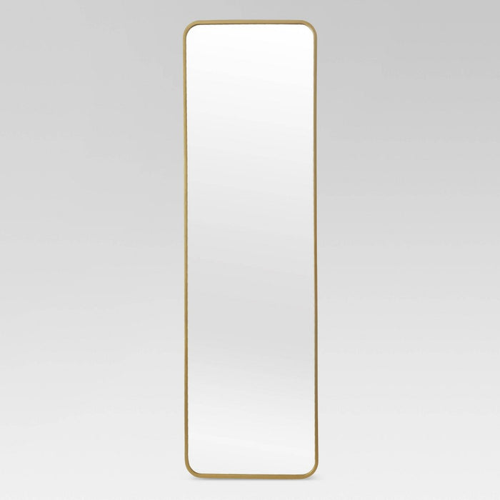 Over-the-Door Mirror Metal Brass - Project 62 (LOCAL PICKUP ONLY)