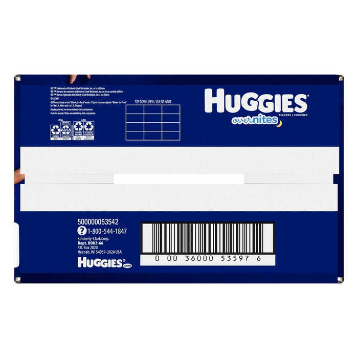 Huggies Overnites Nighttime Diapers Super Pack - Size 3 (66ct)