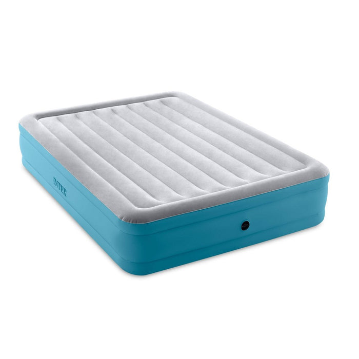 Intex Raised 16" Air Mattress with Hand Held 120V Pump - Queen Size (LOCAL PICKUP ONLY)