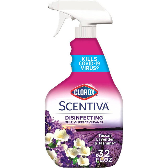 Clorox Scentiva Multi Surface Cleaner Spray Bottle Bleach Free - Tuscan Lavender & Jasmine - 32oz