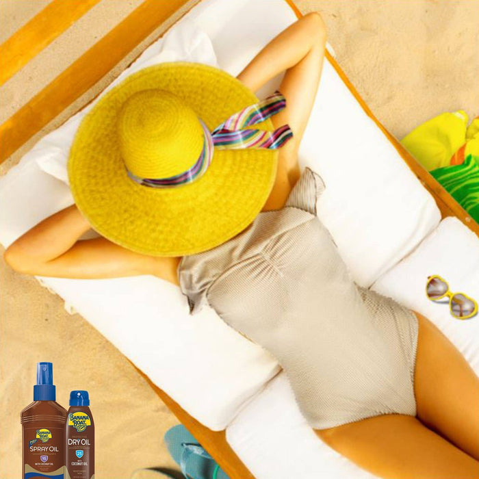 Banana Boat Dry Oil Ultra Mist - SPF 8 - 6oz