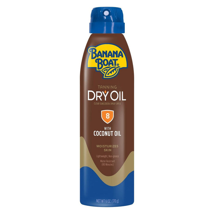 Banana Boat Dry Oil Ultra Mist - SPF 8 - 6oz