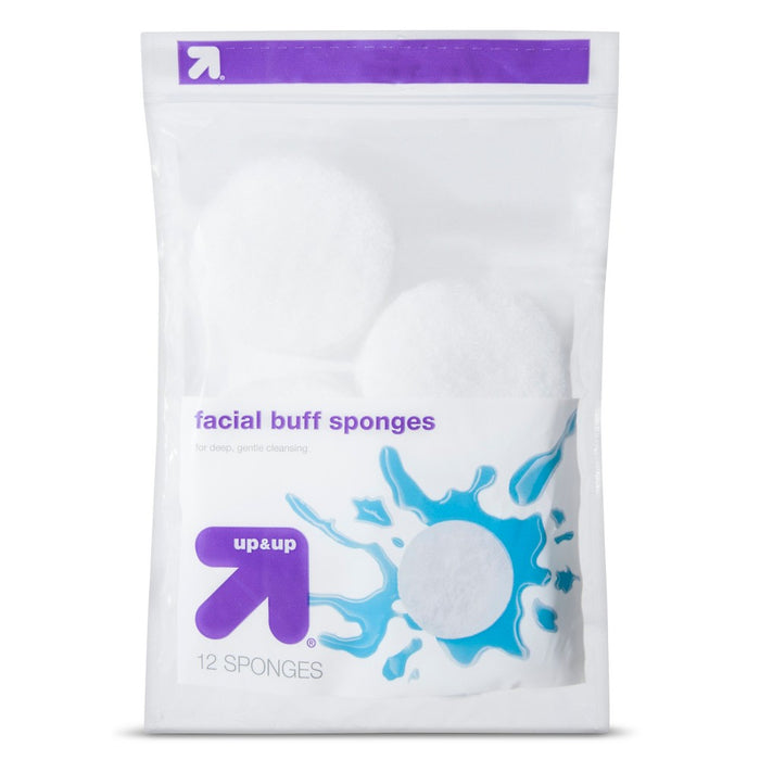 Facial Buff Sponges - 12ct - up & up