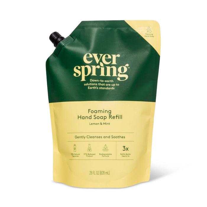 Foam Hand Soap Refill - Lemon & Mint - Everspring