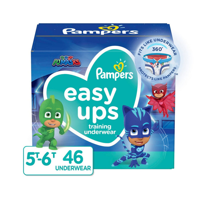 Pampers Easy Ups Boys' Diapers Super Pack - Size 5T-6T - 46ct