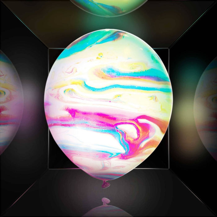 5ct illooms LED Light Up Marble Balloon