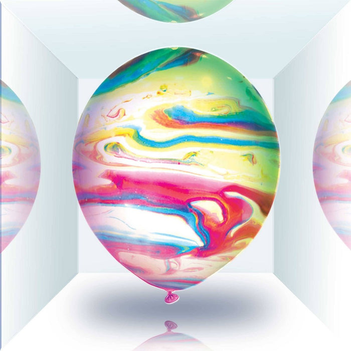 5ct illooms LED Light Up Marble Balloon
