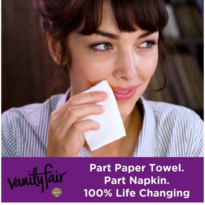 Vanity Fair Extra Absorbent Disposable Napkins - 160ct