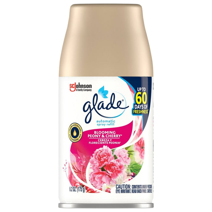 Glade Peony Cherry Automatic Spray Refill - 6.2oz